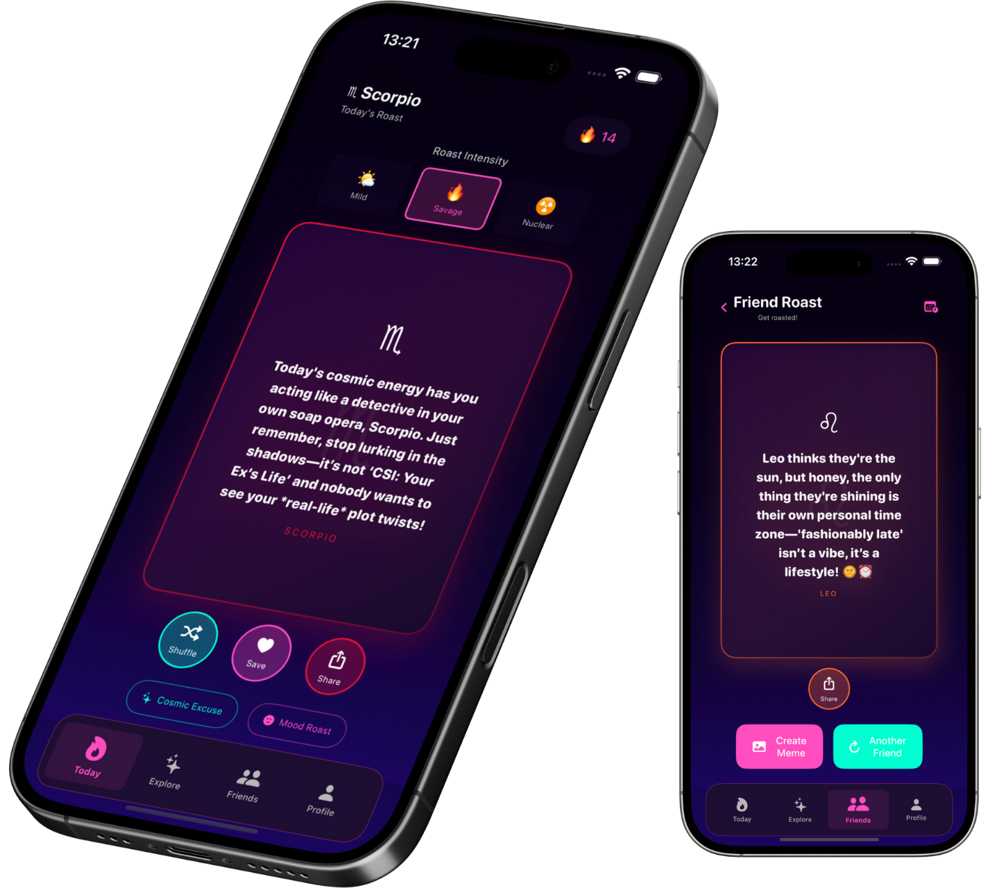 Savage Signs app hero illustration